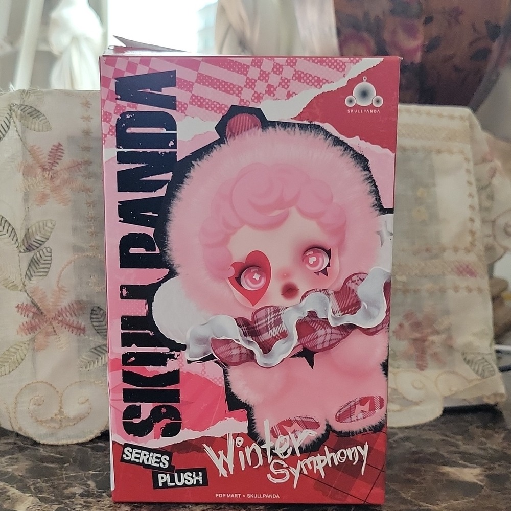Pop Mart Skullpanda Winter Symphony Plush Animation Stuffed Animal